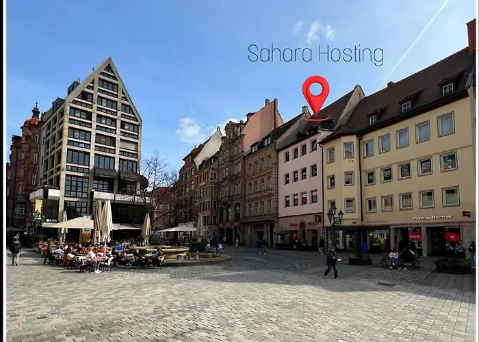 Sahara Hosting 1&3 Altstadt Self Checkin * Нюрнберг